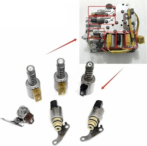 6 قطعة/المجموعة U540E U540 صمام نقل الجسم الملف اللولبي أطقم متوافق لتويوتا فيوس باسيو سيريون تيريوس 2002-2009 in Saudi Arabia