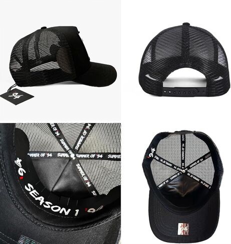 Summer Of "94 - Season 1 - Premium Unisex Adjustable Snapback Embroidered Mesh Trucker Hat… in Saudi Arabia