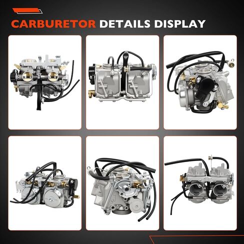 كاربوريتر كارب متوافق مع دراجة نارية Yamaha V Star 650(V-Star650) XVS650 1998-2016 | يستبدل OEM 4HD-14501-02-00 5VN-14501-00 بصمام الوقود بيتكوك ومشعب السحب in Saudi Arabia