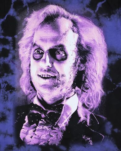 قميص Beetlejuice للرجال مطبوع عليه صورة أمامية وخلفية للكبار بأكمام قصيرة للرجال والنساء in Saudi Arabia