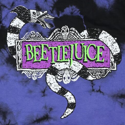 قميص Beetlejuice للرجال مطبوع عليه صورة أمامية وخلفية للكبار بأكمام قصيرة للرجال والنساء in Saudi Arabia