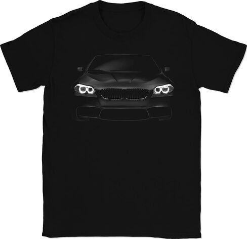 Bimmer M5 F11 T-Shirt Angel Eyes Glow Headlights Retro German Sport Sedan Graphic Tee 100% Cotton Car Enthusiast Apparel in Saudi Arabia