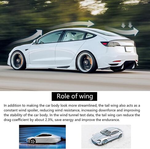 طقم سبويلر لطراز تسلا Y جناح سبويلر خلفي مصنوع من مادة ABS OEM Sport Trunk Lip Model Y ملحقات احترافية لامعة سوداء على شكل M 2020 2020 2022 2023 2024 Fit in Kuwait