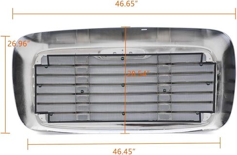غطاء فتحة تهوية مدخل الهواء من الكروم G-PLUS متوافق مع 2002-2018 Freightliner M2 100 106 112 بديل لـ 17-14809-005، 17-14809-000 in Saudi Arabia