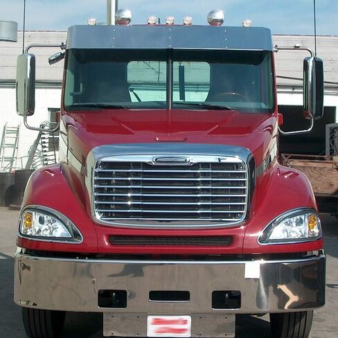 غطاء فتحة تهوية مدخل الهواء من الكروم G-PLUS متوافق مع 2002-2018 Freightliner M2 100 106 112 بديل لـ 17-14809-005، 17-14809-000 in Saudi Arabia