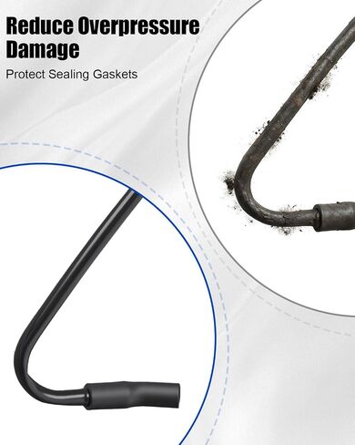 PCV Tube Replace 19435538 Fit for Buick Cadillac Chevrolet GMC Hummer Isuzu Vehicles, Engine Ventilation Valve Hose, Black in Saudi Arabia