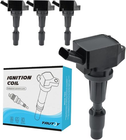 Set Of 4 UF764 Ignition Coil Pack (2.0L 2.4L) 2015-2021 For Hyundai Santa Fe Sonata Tucson,For Kia Optima Sorento Sportage Stinger,For Genesis G70 G80 G90,Replace # GN10730 U5369 E1264 E1264 in Saudi Arabia
