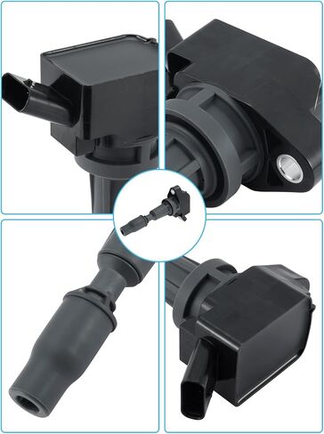 Set Of 4 UF764 Ignition Coil Pack (2.0L 2.4L) 2015-2021 For Hyundai Santa Fe Sonata Tucson,For Kia Optima Sorento Sportage Stinger,For Genesis G70 G80 G90,Replace # GN10730 U5369 E1264 E1264 in Saudi Arabia