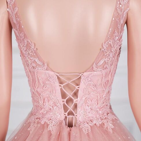 Teens Short V Neck Butterfly Applique Prom Dresses Tulle Homecoming Party Dress in Kuwait