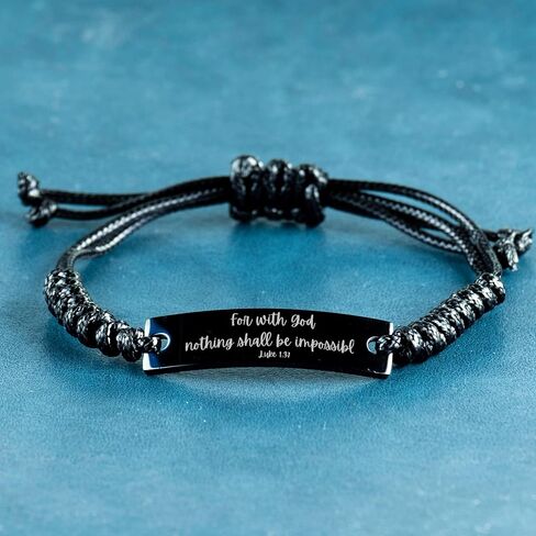 AYNN Customizable Personalized Bracelet for Men Unique Meaningful Gift for Husband Boyfriend Dad Son Brother in Kuwait