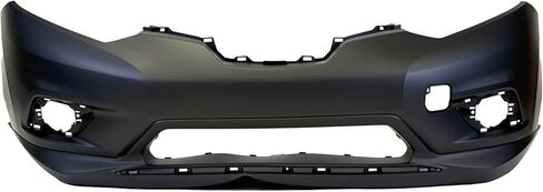 FitParts متوافق مع غطاء المصد الأمامي 2014 2015 2016 Nissan Rogue S SL SV Sense Advance Exclusive 14 15 16. جديد، مُجهز وجاهز للطلاء. بدون فتحات مستشعر مساعد ركن السيارة. in Saudi Arabia