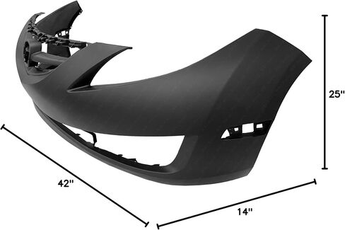 MBI AUTO - Primered, Front Bumper Cover Fascia for 2009-2013 Mazda 6 09-13, MA1000222 in Saudi Arabia