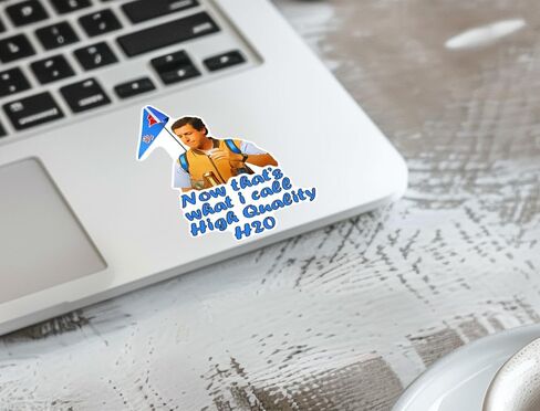 3in Waterboy Die-Cut Sticker - with *New* Stickpro Technology - Extremely Durable for Indoor and Outdoor Use in Saudi Arabia