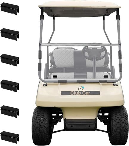 Club Car DS Golf Cart Windshield Club Car DS Windshield for 2000.5+ Club Car DS Transparent Foldable UV Protection and Shock Resistant Acrylic Windshield in Saudi Arabia
