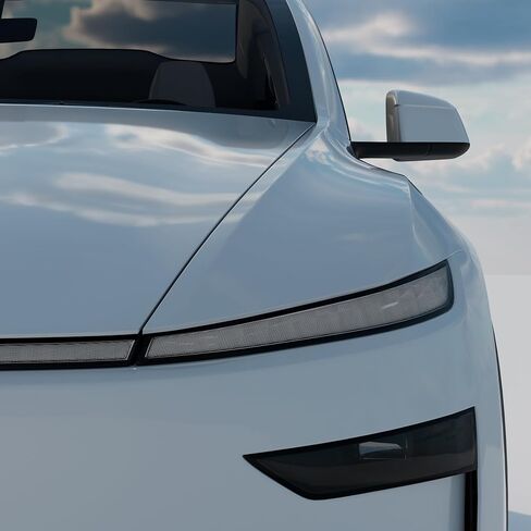المصابيح الأمامية بلون دخاني PPF لسيارة Tesla Model Y Juniper 2026، غطاء للمصابيح الأمامية بدخان داكن بنسبة 30% - درع حماية متين للطلاء 8 مل، مجموعة ممتازة مسبقة القطع مع أدوات وملحقات in Kuwait