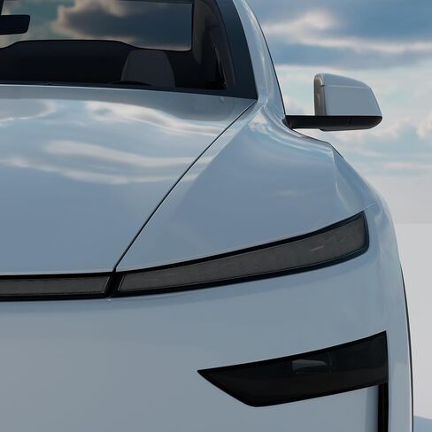 المصابيح الأمامية بلون دخاني PPF لسيارة Tesla Model Y Juniper 2026، غطاء للمصابيح الأمامية بدخان داكن بنسبة 30% - درع حماية متين للطلاء 8 مل، مجموعة ممتازة مسبقة القطع مع أدوات وملحقات in Kuwait