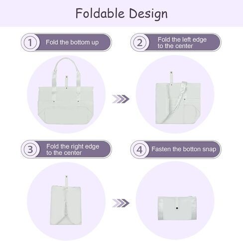 Work Bags for Women- Nursing Clinical Bag with Zipper Large Foldable Travel Bag Water-Resistant Handbag in Saudi Arabia