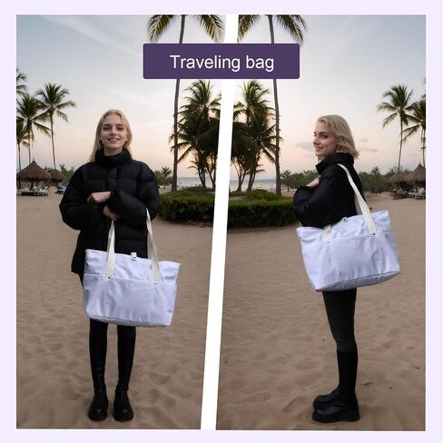 Work Bags for Women- Nursing Clinical Bag with Zipper Large Foldable Travel Bag Water-Resistant Handbag in Saudi Arabia