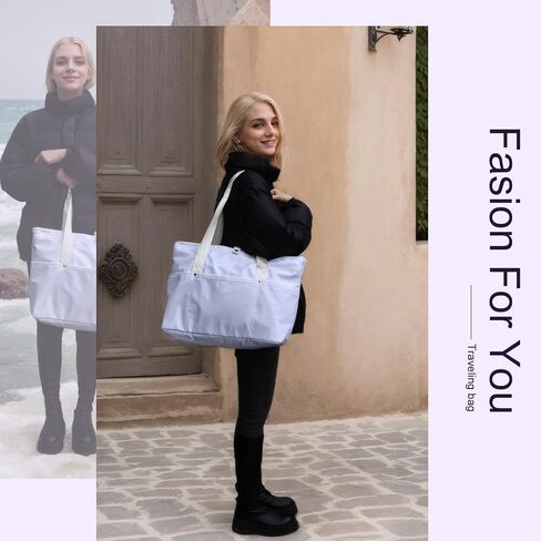 Work Bags for Women- Nursing Clinical Bag with Zipper Large Foldable Travel Bag Water-Resistant Handbag in Saudi Arabia