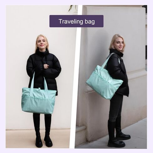 Work Bags for Women- Nursing Clinical Bag with Zipper Large Foldable Travel Bag Water-Resistant Handbag in Kuwait