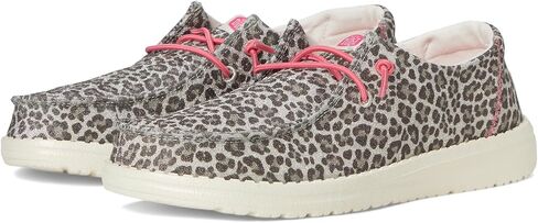 حذاء نسائي من HEYDUDE Wendy Luxe Leo (الطفل الكبير الصغير) سهل الارتداء in Kuwait