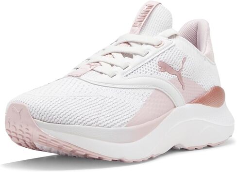 PUMA Womens Softride Mayve Running Sneakers Shoes - Pink, White - Size 6 M in Saudi Arabia