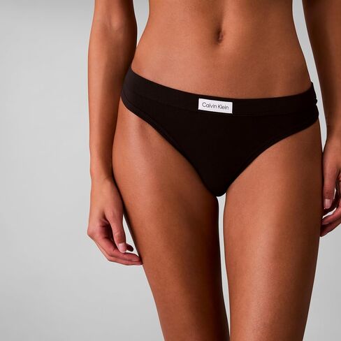 Calvin Klein Women's Comfort Logo Cotton Stretch Thong Panties, 3 Pack in Saudi Arabia