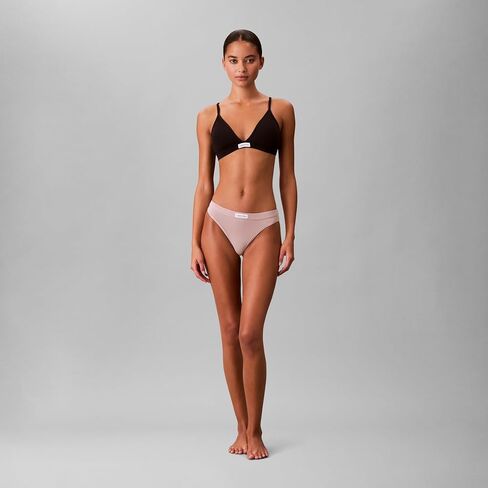 Calvin Klein Women's Comfort Logo Cotton Stretch Thong Panties, 3 Pack in Saudi Arabia