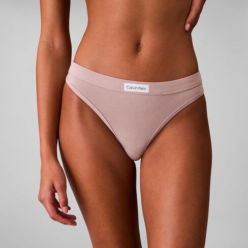 Calvin Klein Women's Comfort Logo Cotton Stretch Thong Panties, 3 Pack in Saudi Arabia