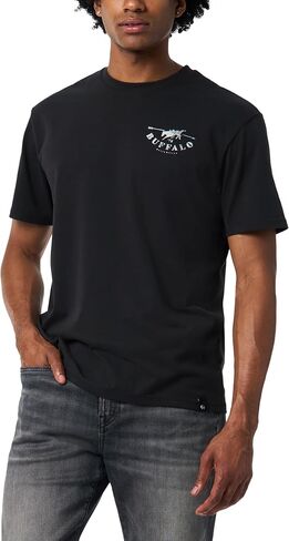 Buffalo David Bitton Men's Short Sleeve Logo Tee in Saudi Arabia