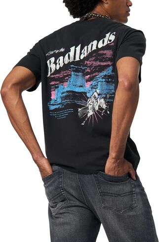 Buffalo David Bitton Men's Short Sleeve Logo Tee in Saudi Arabia