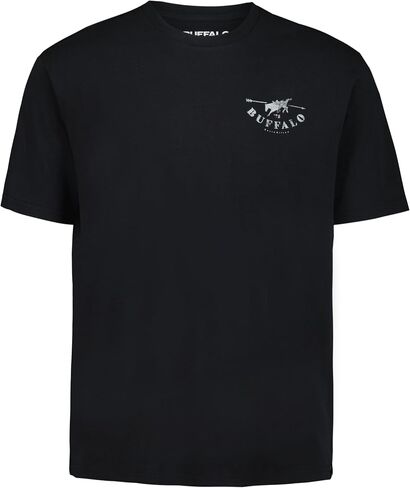 Buffalo David Bitton Men's Short Sleeve Logo Tee in Saudi Arabia