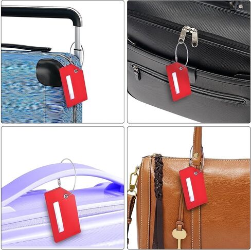2 Pack Silicone Luggage Tag with Name ID Card, Baggage Handbag Travel Suitcase Tags with Name ID Card Perfect to Quickly Spot Luggage Suitcase in Saudi Arabia