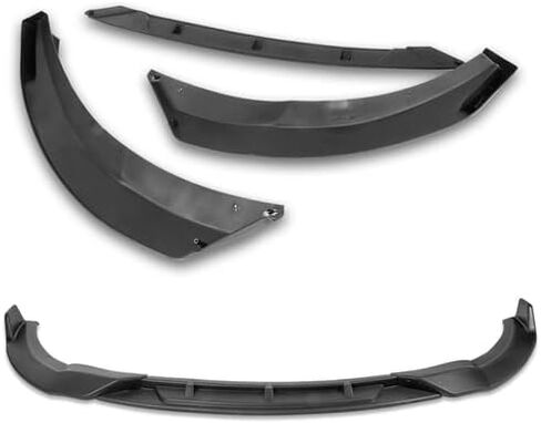 3 Pieces Front Bumper Lip Spoiler Splitter Side Body Kit Trim Protection Compatible with 2011-2014 Hyundai Sonata, 2012 2013 (Painted Carbon Style) in Saudi Arabia