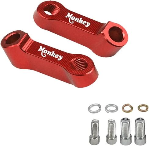 Monkey125 مرايا الرؤية الخلفية تمديد محول تمديد متوافق مع Monkey 125 Z125 Z 125 Z120 2018-2024 ملحقات الدراجات النارية (أزرق) in Kuwait