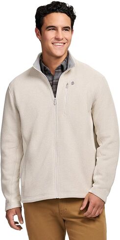 IZOD mens Shaker Fleece Full Zip Jacket in Saudi Arabia