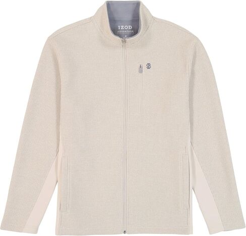 IZOD mens Shaker Fleece Full Zip Jacket in Saudi Arabia