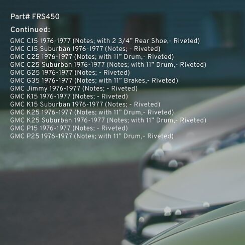 Rear Drum Brake Shoes FS778 Compatible with Mitsubishi Lancer 2002-2007 in Kuwait