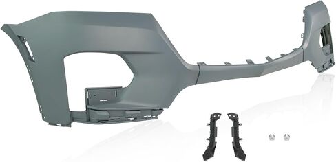 Primed Front Bumper Cover Fascia Compatible with Chevy Traverse 2022 2023 2024 Accessories, Durable Plastic Replacement OE Number: 85596503 Face Bar in Saudi Arabia