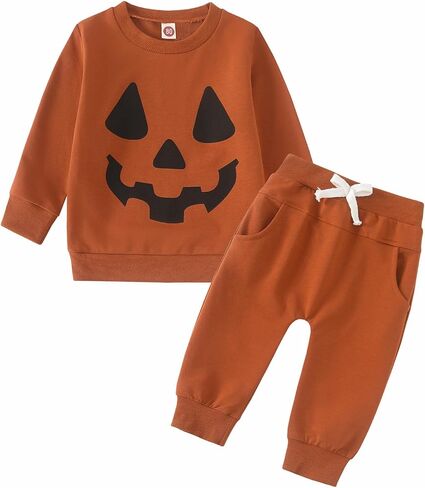 Toddler Boy Halloween Outfit Halloween Baby Clothes Long Sleeve Toddler Boy Halloweens Costume Baby Boys Fall Clothes in Kuwait