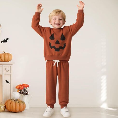 Toddler Boy Halloween Outfit Halloween Baby Clothes Long Sleeve Toddler Boy Halloweens Costume Baby Boys Fall Clothes in Kuwait