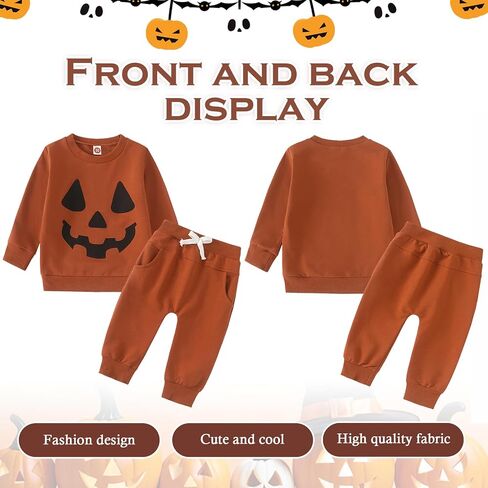 Toddler Boy Halloween Outfit Halloween Baby Clothes Long Sleeve Toddler Boy Halloweens Costume Baby Boys Fall Clothes in Kuwait