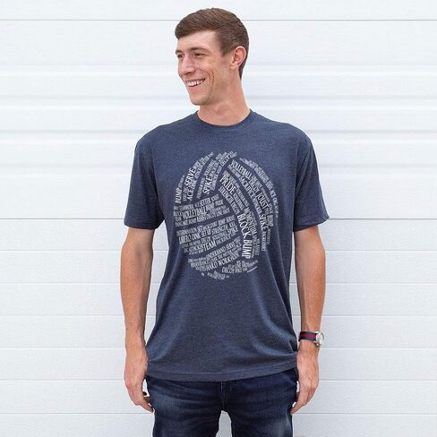 Volleyball Words T-Shirt | Volleyball Tees by ChalkTalk Sports | Multiple Colors | Youth and Adult Sizes in Saudi Arabia