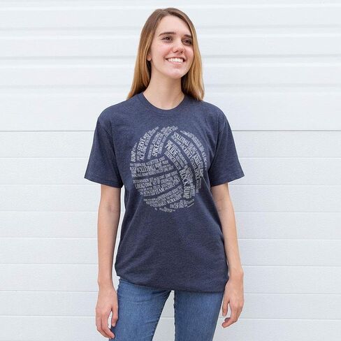 Volleyball Words T-Shirt | Volleyball Tees by ChalkTalk Sports | Multiple Colors | Youth and Adult Sizes in Saudi Arabia