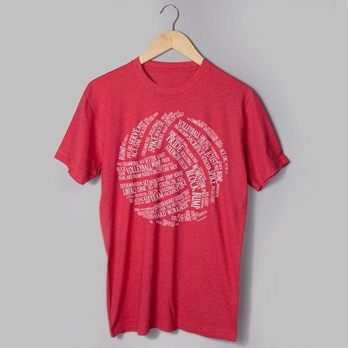 Volleyball Words T-Shirt | Volleyball Tees by ChalkTalk Sports | Multiple Colors | Youth and Adult Sizes in Saudi Arabia