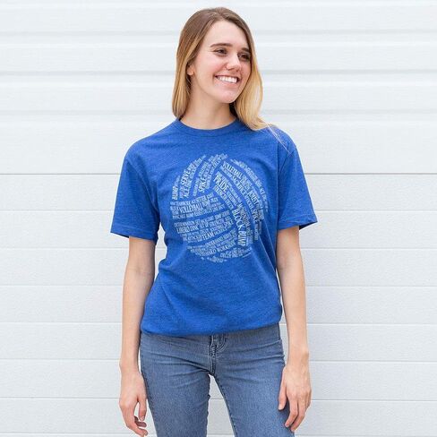 Volleyball Words T-Shirt | Volleyball Tees by ChalkTalk Sports | Multiple Colors | Youth and Adult Sizes in Saudi Arabia