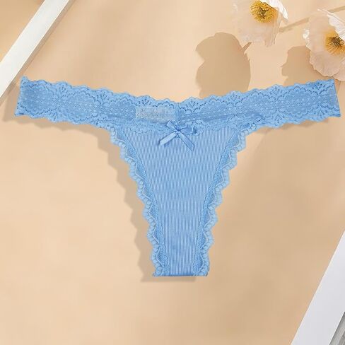 Lace Floral Women Panties Low Waist Breathable Briefs Female Thong Underwear in Saudi Arabia