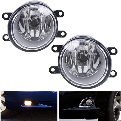 Pair Halogen Driving Fog Lights Lmap Compatible with Toyota 4Runner Camry Highlander Rav4 Corolla Venza Tacoma in Saudi Arabia