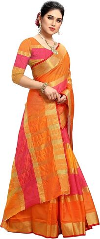 ساري كوتا دوريا القطني للسيدات مع قطعة بلوزة غير مخيطة in Kuwait