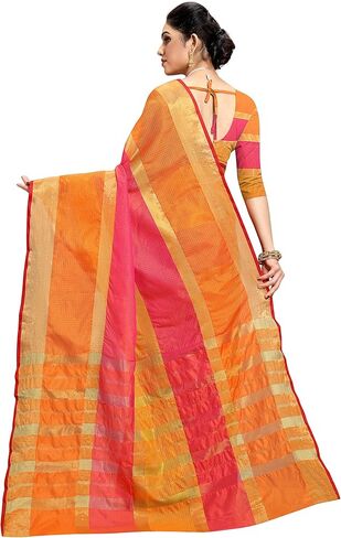 ساري كوتا دوريا القطني للسيدات مع قطعة بلوزة غير مخيطة in Kuwait